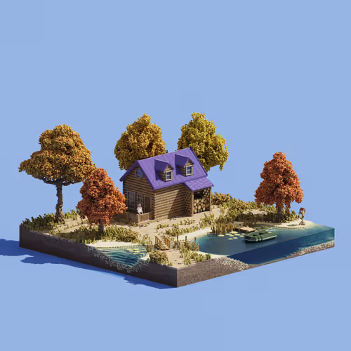 Voxel Ville #243