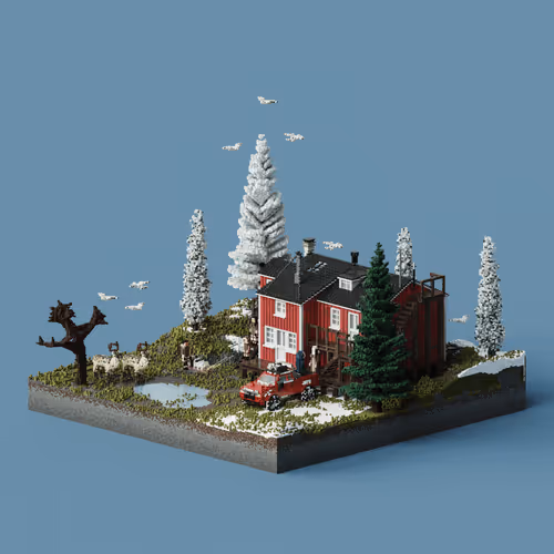 Voxel Ville #5492