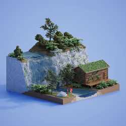 Voxel Ville #1198