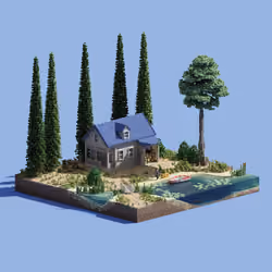 Voxel Ville #166