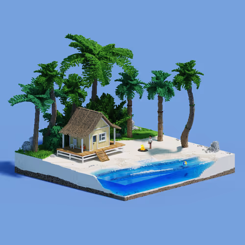 Voxel Ville #1742