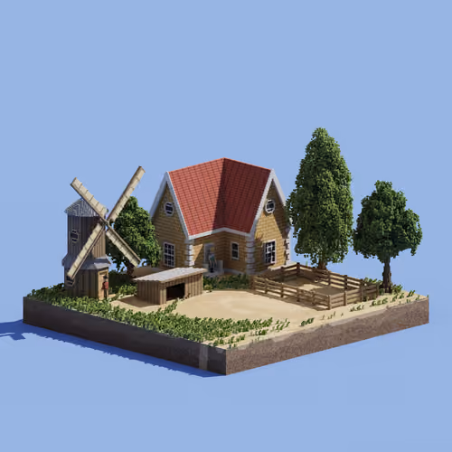 Voxel Ville #3190