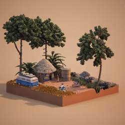 Voxel Ville #5106