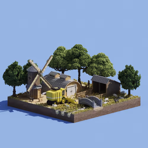 Voxel Ville #2700