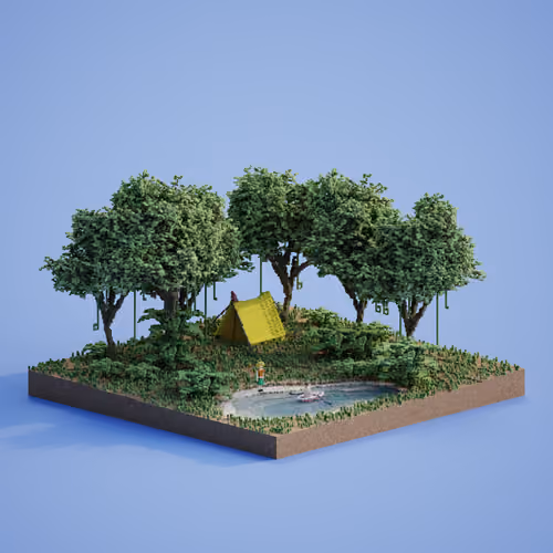 Voxel Ville #1105