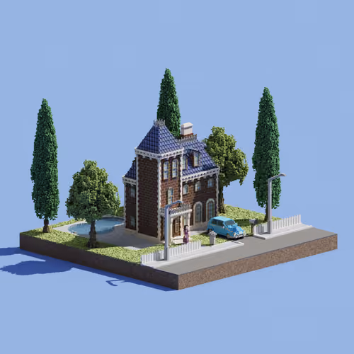 Voxel Ville #378