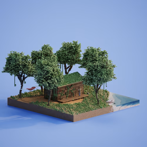 Voxel Ville #834