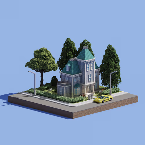 Voxel Ville #573