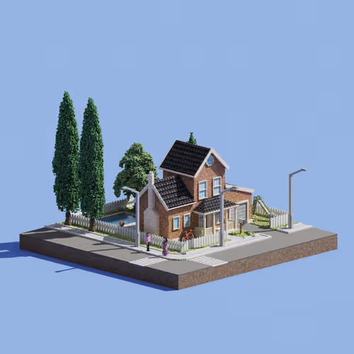 Voxel Ville #393