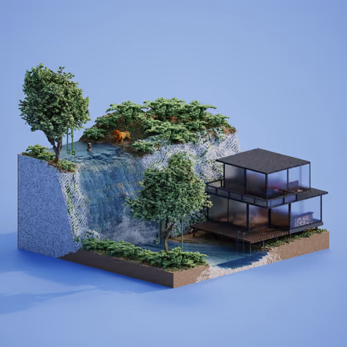 Voxel Ville #830