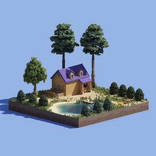 Voxel Ville #240