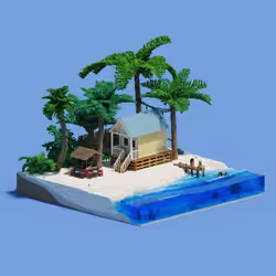Voxel Ville #2054