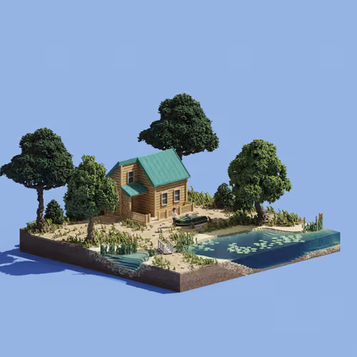 Voxel Ville #122