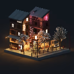 Voxel Ville #3874