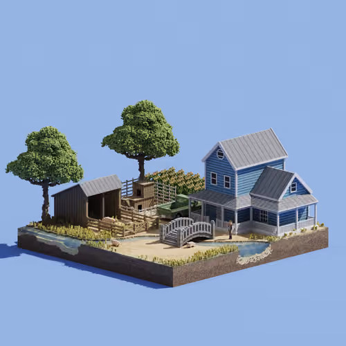 Voxel Ville #2860