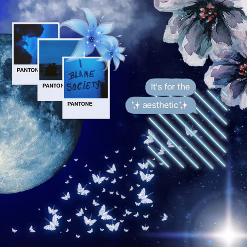 Blue Abstract Aesthetic