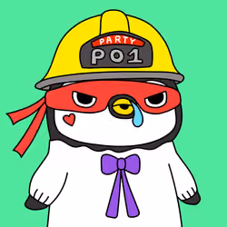 Party Penguin #7096