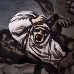378 - A soul on the way to the underworld in Charon's boat 24