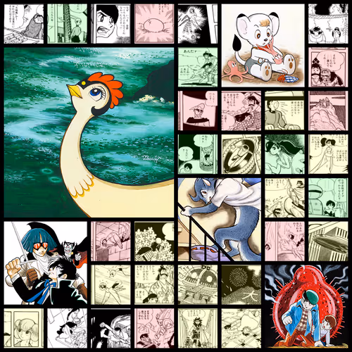 From The Fragments Of Tezuka Osamu Generative Art