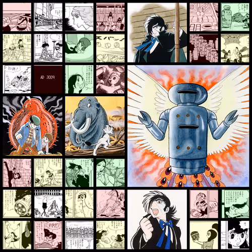 From The Fragments Of Tezuka Osamu Generative Art