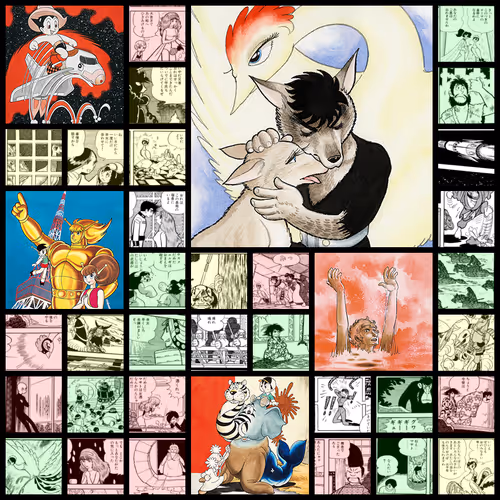From The Fragments Of Tezuka Osamu Generative Art