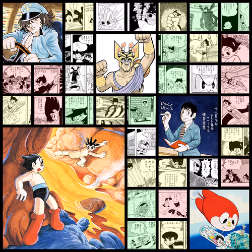 From The Fragments Of Tezuka Osamu Generative Art