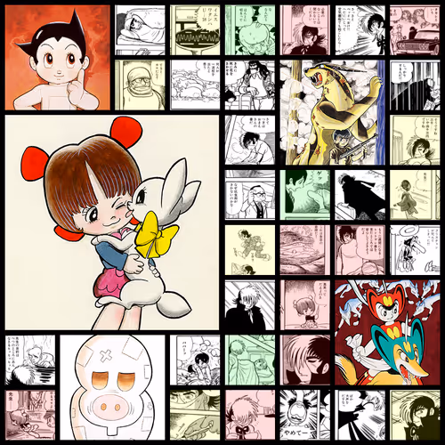 From The Fragments Of Tezuka Osamu Generative Art