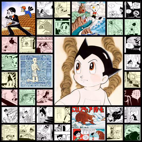 From The Fragments Of Tezuka Osamu Generative Art