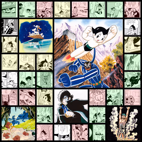 From The Fragments Of Tezuka Osamu Generative Art