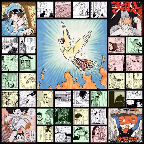 From The Fragments Of Tezuka Osamu Generative Art