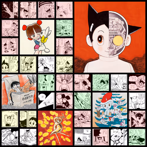 From The Fragments Of Tezuka Osamu Generative Art
