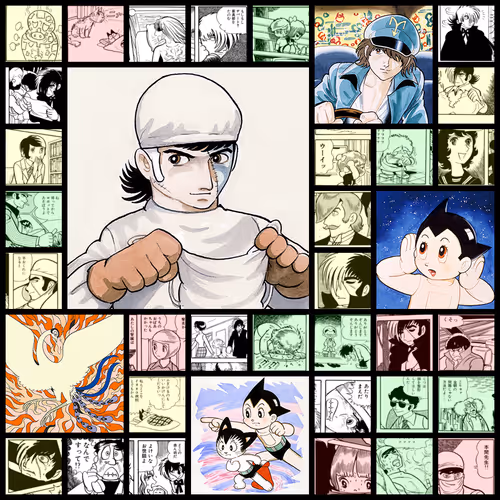 From The Fragments Of Tezuka Osamu Generative Art