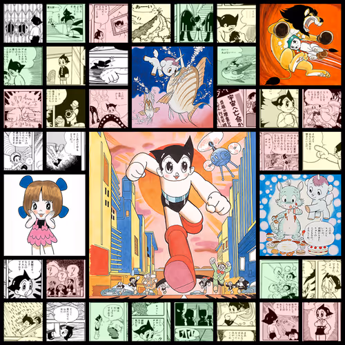 From The Fragments Of Tezuka Osamu Generative Art