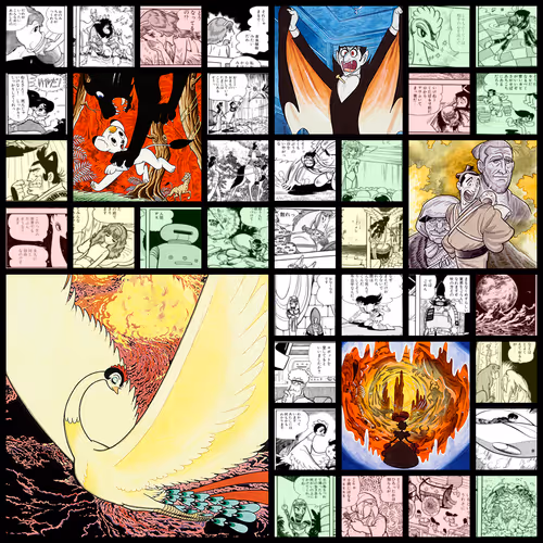 From The Fragments Of Tezuka Osamu Generative Art