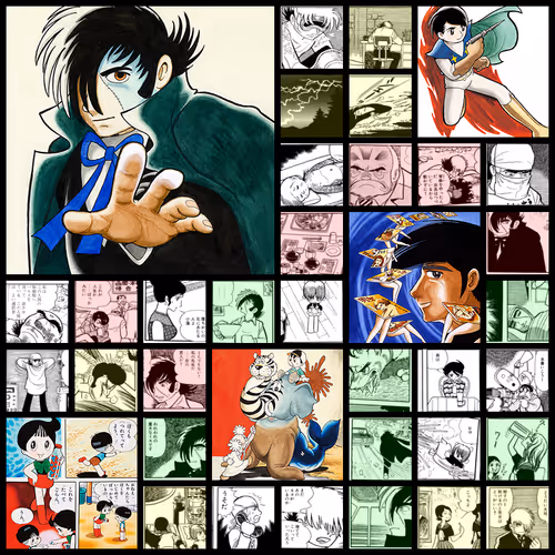 From The Fragments Of Tezuka Osamu Generative Art