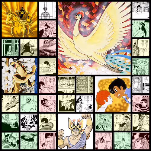 From The Fragments Of Tezuka Osamu Generative Art