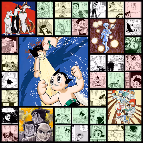 From The Fragments Of Tezuka Osamu Generative Art