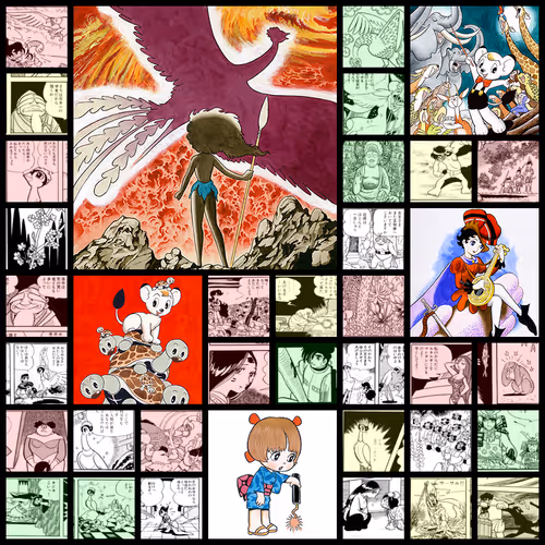 From The Fragments Of Tezuka Osamu Generative Art