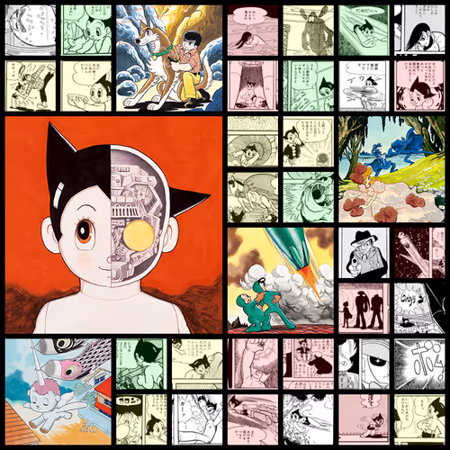 From The Fragments Of Tezuka Osamu Generative Art
