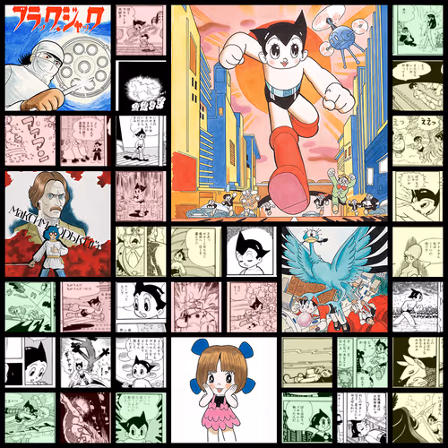 From The Fragments Of Tezuka Osamu Generative Art
