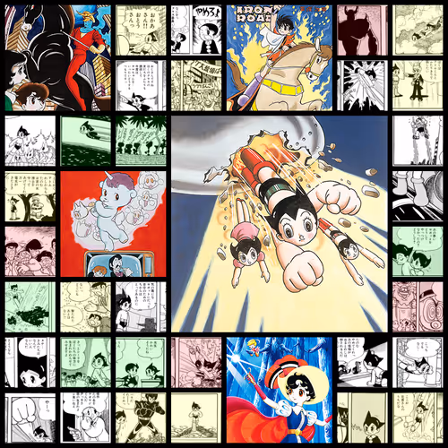 From The Fragments Of Tezuka Osamu Generative Art
