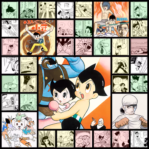 From The Fragments Of Tezuka Osamu Generative Art