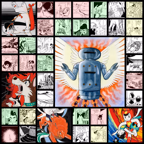 From The Fragments Of Tezuka Osamu Generative Art