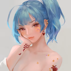 a sulky girl