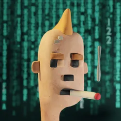 Scratched ClayPunks #0122