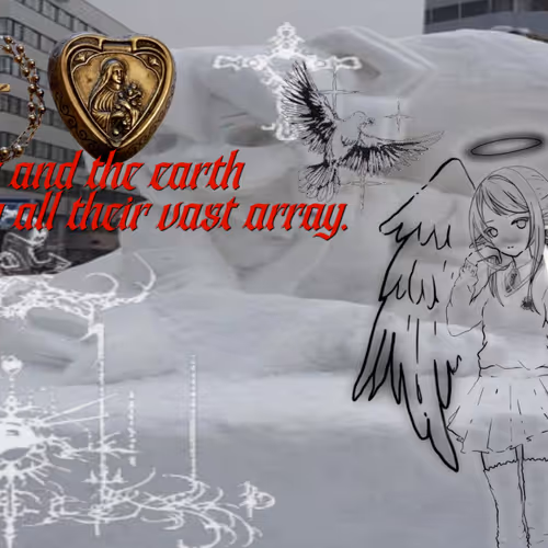 Snow Melts Into Spring Because God Loves You logo