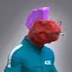 7232