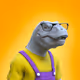 6696