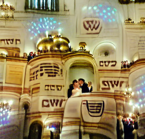 My grandparents got married in the Great Synagogue of Warsaw. With a full choir. 