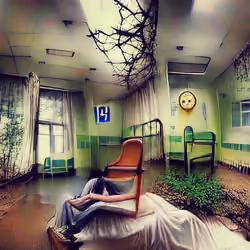 I stayed with my daughter in the hospital ER waiting for a psychiatric bed